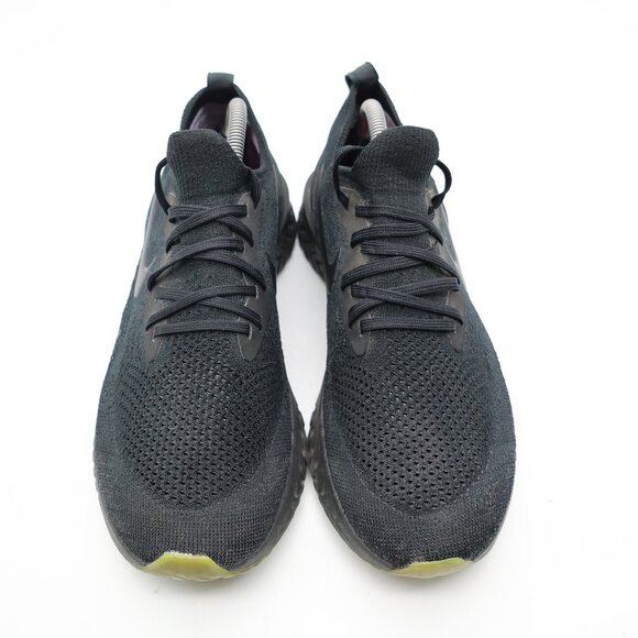 Nike Epic React Flyknit Be True Men's Size 10 Black Rainbow Sneakers AR3772-001 - Picture 2 of 9